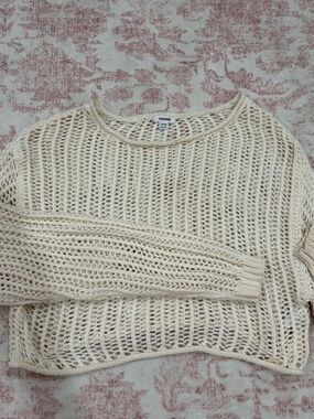 Garage Cream Sweater/Coverup